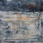 CabinAtGhostRanch  oil&wax12x12 SOLD