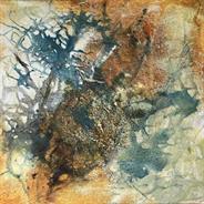 Morning Walk 3 oil&wax 16x16