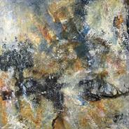 Morning Walk 4 oil&wax 16x16