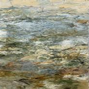 Overcast  mixed media 24x6 SOLD