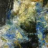 The Vicious Nanny Goat  mixed media 16x16